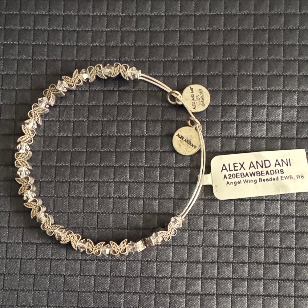 Alex and Ani Silver Angel Wing Bracelet
